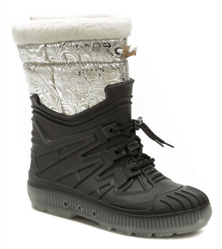 Top Lux 9523 schwarz-silberne Damen-Schneeschuhe | ARNO-schuhe.de – Schuhe mit Tradition