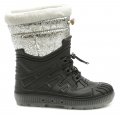 Top Lux 9523 schwarz-silberne Damen-Schneeschuhe | ARNO-schuhe.de – Schuhe mit Tradition