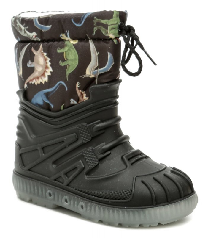 Top Bimbo 662LA Dinosaurier schwarz Kinderschneeschuhe | ARNO-schuhe.de – Schuhe mit Tradition