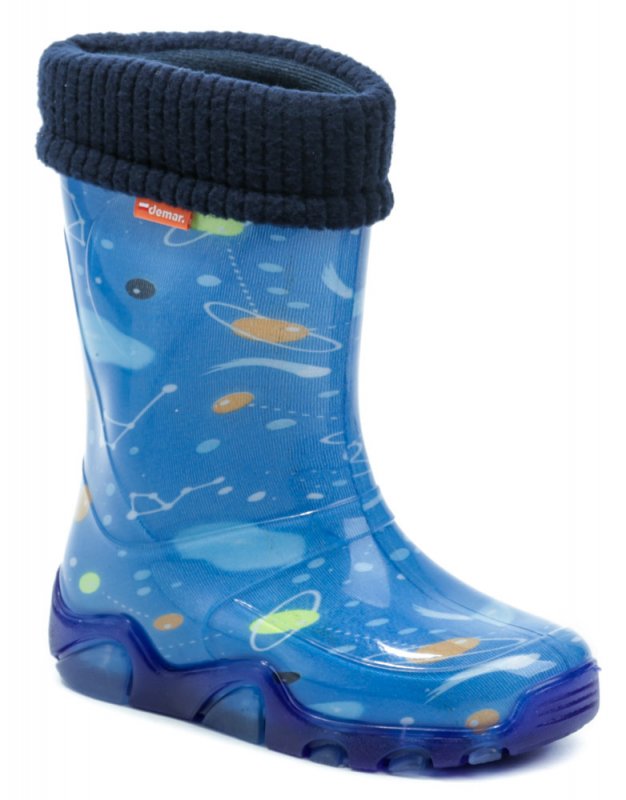 Demar 0033 blaue Kindergummistiefel | ARNO-schuhe.de – Schuhe mit Tradition