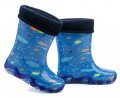 Demar 0033 blaue Kindergummistiefel | ARNO-schuhe.de – Schuhe mit Tradition