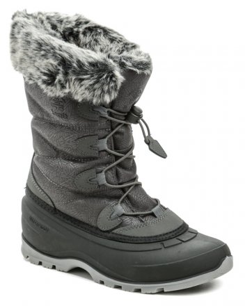 Bei hartem Winterwetter können Sie sich auf unsere warmen Momentum3-Winterstiefel mit wasserdichtem Obermaterial und wasserdichter Konstruktion mit versiegelten Nähten verlassen. Isoliert mit HEAT-MX™-Isolierung bis zu -40°C. Bungee-Schnürsenkel ermöglichen ein bequemes und schnelles Anziehen. Das Kunstfellfutter absorbiert Feuchtigkeit und die herausnehmbaren Schaumstoffsohlen sorgen für ein angenehmes Fußklima, auch wenn Sie mit den Kindern spielen.