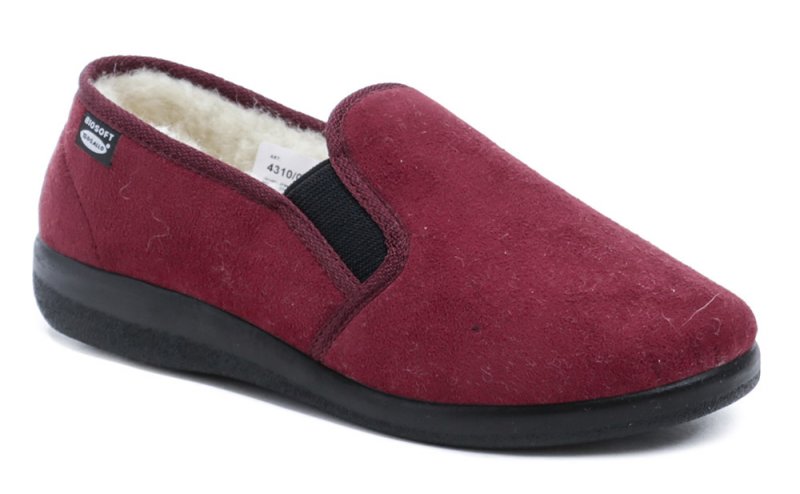 Rogallo 4310-000 burgunderrote Damen-Winterhausschuhe | ARNO-schuhe.de – Schuhe mit Tradition