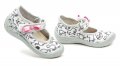 3F Mädchen weiße und schwarze Ballerinas 2F2-13 | ARNO-schuhe.de – Schuhe mit Tradition