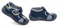 3F Jungen blaue Bootspantoffeln 2K5-9 | ARNO-schuhe.de – Schuhe mit Tradition