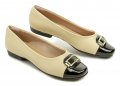 Piccadilly 250180-1 beige mit schwarz Damen Ballerinas | ARNO-schuhe.de – Schuhe mit Tradition