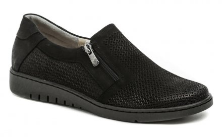 Ganzjährige Damen-Wanderschuhe mit Reißverschluss, aus hochwertigem echtem Leder.