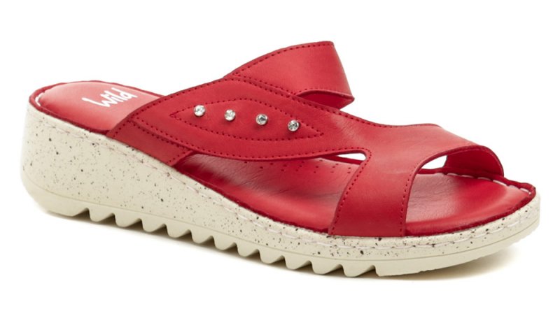 Wild 016935B rote Damen-Keilsocken | ARNO-schuhe.de – Schuhe mit Tradition