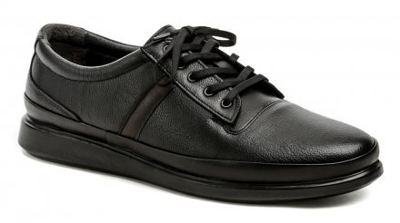 Ganzjährig tragbare Herrenschuhe mit Schnürsenkeln aus echtem Leder.