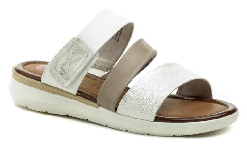 Jana 8-27207-28 Weiß und Silber Damen Hausschuhe | ARNO-schuhe.de – Schuhe mit Tradition