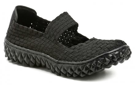 Die originalen Damen-Sommerschuhe Rock Spring aus Gummi, ideal zum Spazieren und für Freizeitaktivitäten. Hergestellt aus einem Textilmaterial mit Gummibändern.