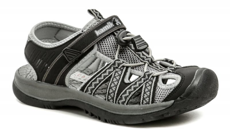 KAMIK ISLANDER2 schwarz-graue Sandalen | ARNO-schuhe.de – Schuhe mit Tradition