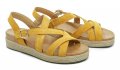 IMAC 190716 ockerfarbene Damen-Keilsandalen | ARNO-schuhe.de – Schuhe mit Tradition