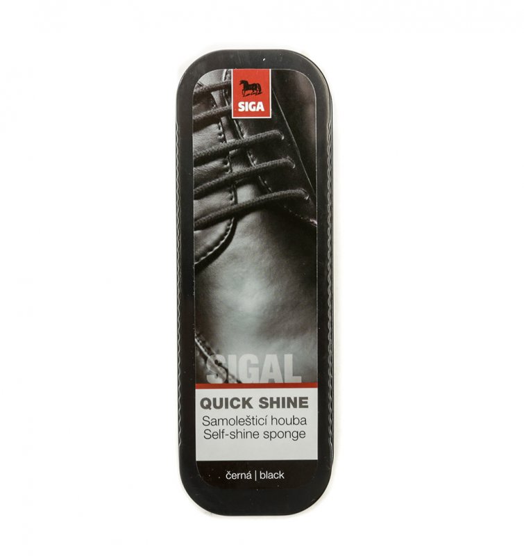 SIGA Sigal Selbstpolierschwamm schwarz | ARNO-schuhe.de – Schuhe mit Tradition