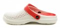 Magnus 59-0522-S9 weiß und rot Slip-on Crocs | ARNO-schuhe.de – Schuhe mit Tradition
