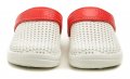 Magnus 59-0522-S9 weiß und rot Slip-on Crocs | ARNO-schuhe.de – Schuhe mit Tradition