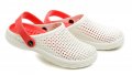 Magnus 59-0522-S9 weiß und rot Slip-on Crocs | ARNO-schuhe.de – Schuhe mit Tradition