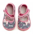 Vi-GGa-Mi rosa Kindersandalen aus Segeltuch BIANKA | ARNO-schuhe.de – Schuhe mit Tradition