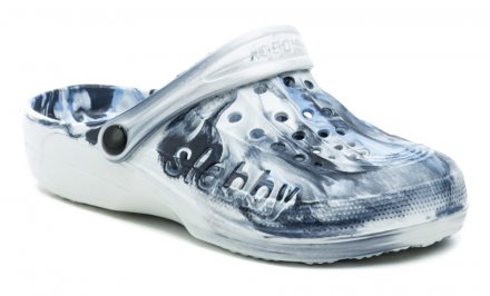 Sommerliche Schlupfschuhe für Jungen mit Ferse oder Knöchelriemen, aus Synthetikmaterial