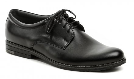 Ganzjahres-Schnürschuhe für Herren in Untergröße aus echtem Leder.