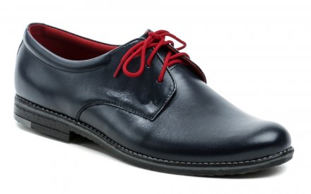 Ganzjahres-Schnürschuhe für Herren in Untergröße aus echtem Leder.
