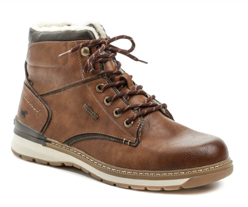Mustang 4141-604-307 braun Herren Winterstiefel in Übergröße | ARNO-schuhe.de – Schuhe mit Tradition
