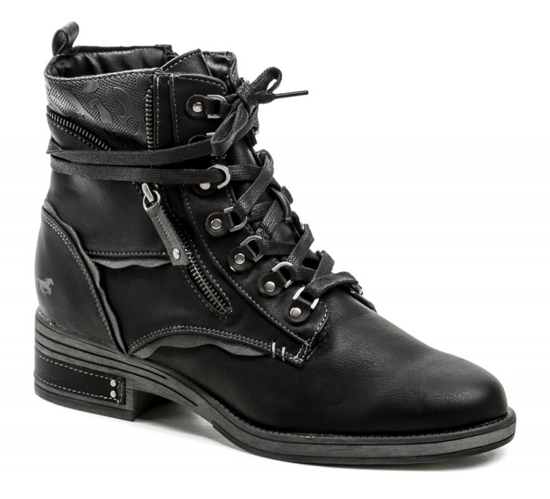 Mustang 1293-601-9 Schwarze Damen-Winterstiefel in Übergröße | ARNO-schuhe.de – Schuhe mit Tradition