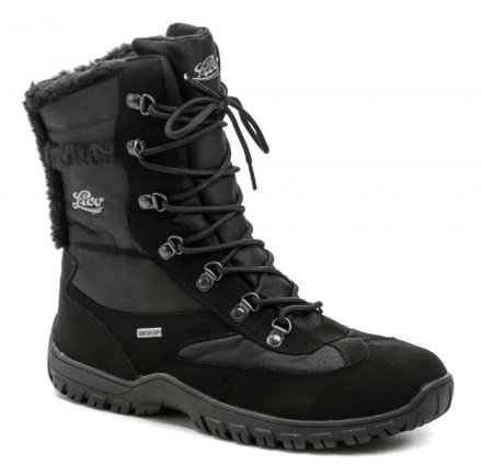 Winter-Wanderstiefel für Damen von Lico zum Schnüren. Die Schuhe sind aus einer Kombination aus Synthetik und Textilmaterial mit Comfortex®-Membran gefertigt