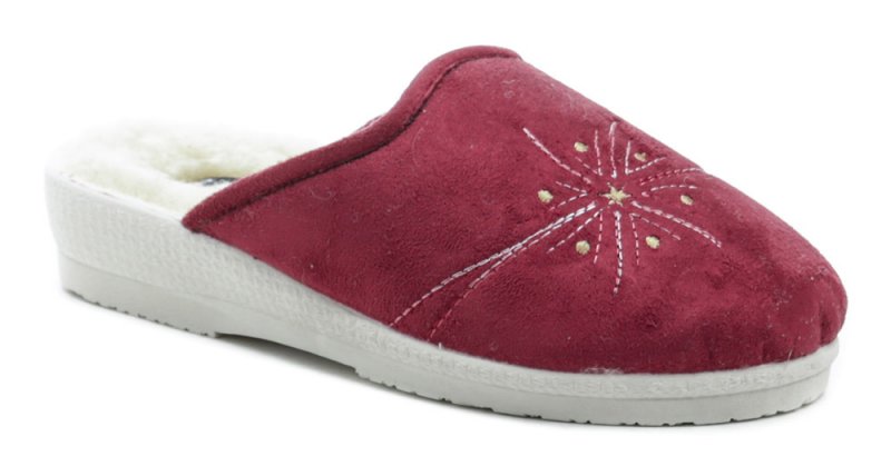 Rogallo 3360-101 burgunderrote Damen-Winterpantoffeln | ARNO-schuhe.de – Schuhe mit Tradition
